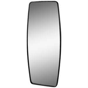 Spejl metal industri look buet form 120x50cm